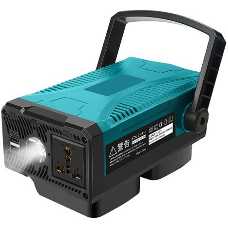 Pair - Onduleur de batterie, outils électriques portables d'extérieur, recharge et Machine en un, DC 18V/21V à 110V, onde sinusoïdale modifiée (1/5)