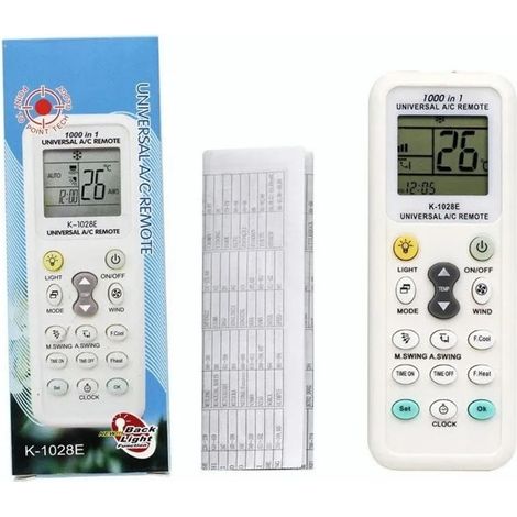 Télécommande multifonction universelle 1000 en 1 pour climatiseur, de remplacement (1/5)