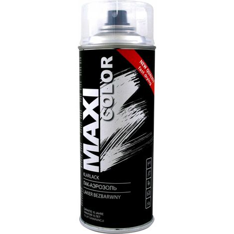 Vernis transparent brillant Maxi Color Spray 400 ml Motip (1/2)