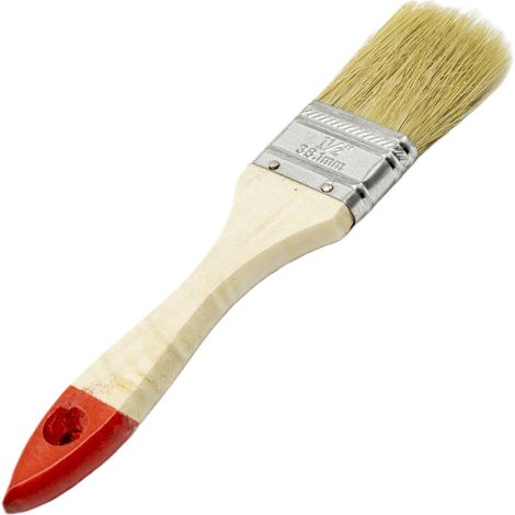 Paletina pintura doble cerda mango madera 37.5 mm (1/4)