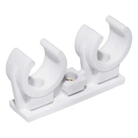 PVC Rohr-Clip doppelt 10mm 261117