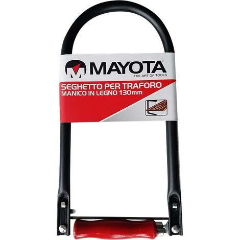 Seghetto per traforo 130mm manico legno