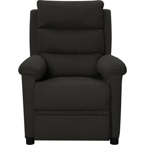 Fauteuil de Salon，Chaise，Fauteuil de massage Noir Tissu CFW121038 (1/5)