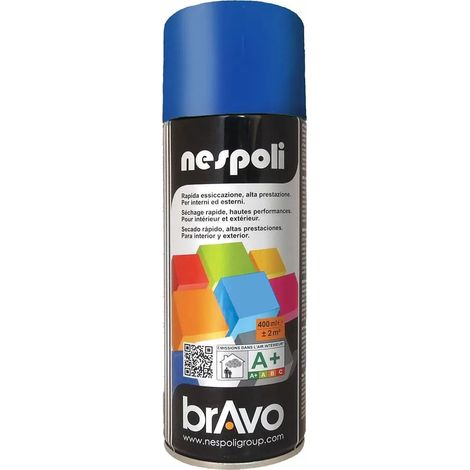 Peinture Aérosol BRAVO NESPOLI - Bleu Signal (180048) 0,4 L
