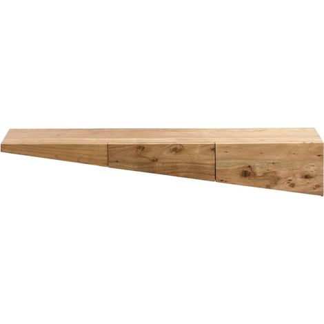 Etagère murale asymétrique en bois d'acacia Orane (1/5)