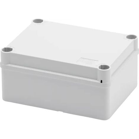 GEWISS GW44236 - Cassetta di derivazione con coperchio basso e viti a 1/4 di giro - IP55 - dimensioni interne 150x110x70 - pareti lisce - grigio ral 7035
