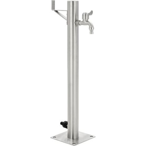 Bocchetta di irrigazione da giardino rotonda in acciaio inox da 65 cm (1/5)