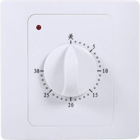 ANDIAMO Mechanischer Zeitschalter. MAGT 220 V 10 A 30 Min. Digitaler elektrischer Zeitschalter mit intelligentem Countdown-Timer.