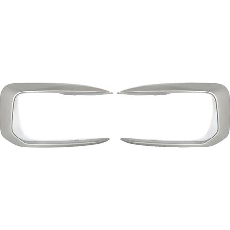 Cubiertas para rejillas de faros antiniebla, plástico ABS duradero, diseño de panal, rejilla antiniebla (1/2)