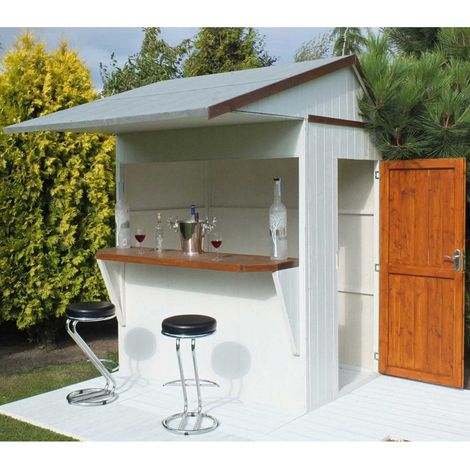 Shire 6 x 4 Single Door Garden Bar and Store