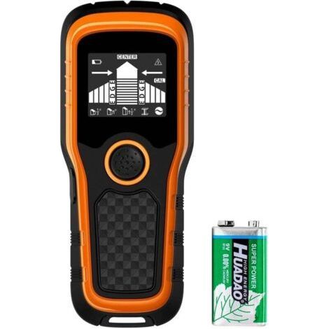 5 in 1 Wall Detector, Wall Moisture Detector, Wall Detector with Sound Alarm, for AC Electrical Wires, Locates Metals and Wooden Dowels. XXW (1/4)