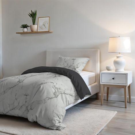 Housse de Couette Fashion, Marble, 1 Place (1/5)