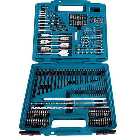 Makita – Set de forets à métaux 212 pces – 44 forets HSS-R 1-10 mm – 60 embouts de vissage 25 mm – E06270