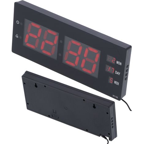 Innovative LED-Kalenderuhr mit Nachtlicht, elektronische Wanduhr für Zuhause, Büro oder Labor (EU-Stecker) (1/5)