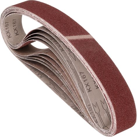 10 Pcs Bandes Abrasives 50mm x 1067mm 40 Grain Pour Ponceuse À Bande (1/5)