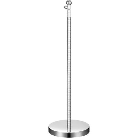 Porte-drapeaux de bureau en acier inoxydable, lot de 2, supports résistants à la rouille pour la décoration de bureau, de maison ou de fête (1/5)
