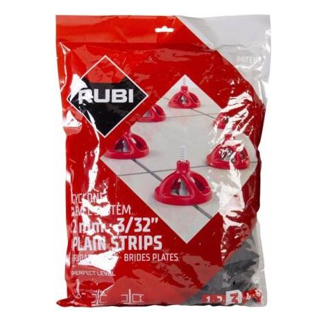 Rubi – 2400 croisillons autonivellants à vis 2mm en "I" – Pour carreaux de 3 à 20 mm d’épaisseur – Serrage manuel rapide sans outil – Compatible grands formats