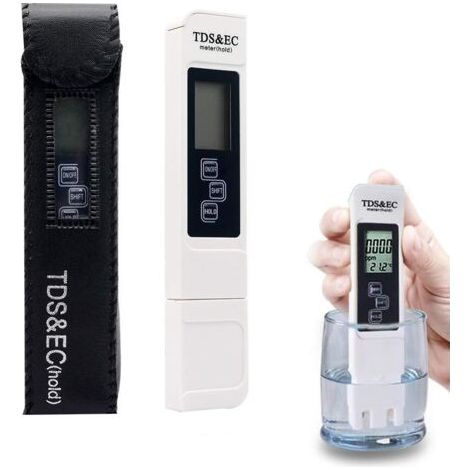 Stylo de test de qualité de eau, testeur numérique électrique TDS-3 pour hydroponie, surveillance de la qualité (1/5)