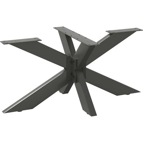 Couchtischbein in Spinnenform Anthrazit 98x58x(42-43) cm Stahl (1/5)
