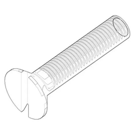 DORNBRACHT Fijación Tornillo avellanado con ranura REPUESTOS 093030159 M4 x 20 mm Cromo, 093030159-00