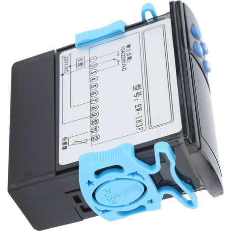 Universeller Temperaturregler mit Doppelanzeigefenster und Mikrocomputer-Thermostat für Kühlung und Heizung (220 V Wechselstrom) (1/5)