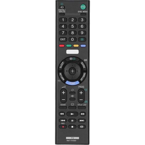 Télécommande pour téléviseur SONY RMTTX102D compatible avec les modèles KDL32R500C, KDL40R550C et KDL48R550C (1/5)