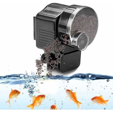 Compact Automatic Fish Feeder Automatic Fish Feeder Feeding Tool Fish Feeder Aquarium Feeder (1/5)