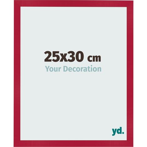 yd. - Cadre photo 25x30 - Rouge - MDF - Bologna (1/5)
