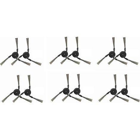 Lot de 12 pièces brosse latérale pour Dreame X50 Ultra/X50 Master/X50 Ultra Complete accessoires brosse latérale pièces de rechange (1/5)