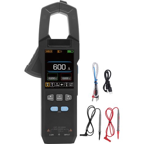 Digital Clamp Meter High Accuracy TRMS 9999 Counts Voltmeter Current Resistor Capacitor NCV Diode Tester