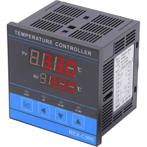 Régulateur de température, régulateur de température numérique, régulateur de température intelligent, régulateur de température avec sortie relais et SSR, régulateur de température à régulation PID (1/5)