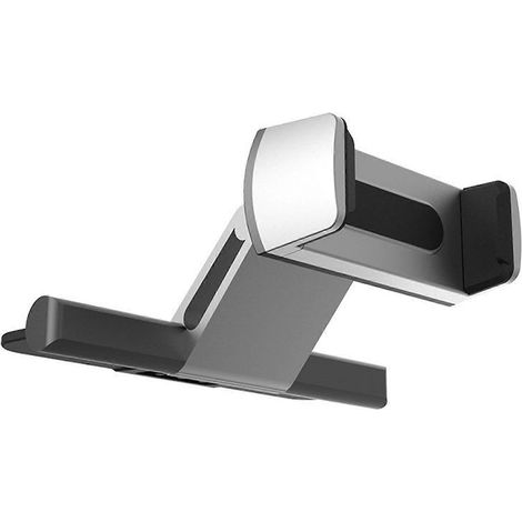 Support de téléphone de voiture avec coussinet en caoutchouc, berceau de téléphone rotatif à 360° en alliage pour accessoires intérieurs de véhicule (1/5)