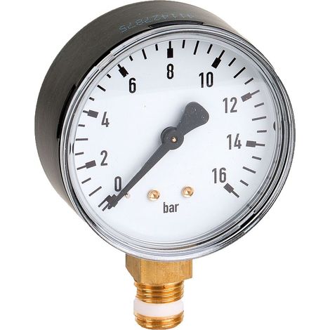 Resideo Manometer M78M, für Filter F78TS, R 1/4", Teilung 0–16 bar
