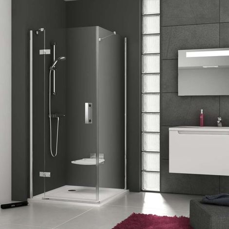 Ravak - Duschwand SMPS-80 L, 79-80 cm, links, Chrom/Klarglas 9SL40A00Z1ROZ1 (1/4)