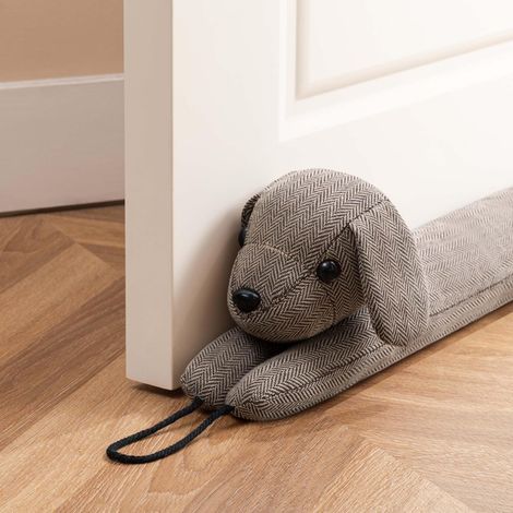 Bouchon de Fente de Porte, Fond de Joint carré, Bouchon de Pare - Brise Contre l'aspiration et Le Bruit pour Porte et Fenêtre Chien Brun 91 cm (1/5)