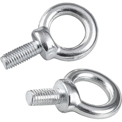 Anneau à Œil en Acier Galvanisé, M12 x 40 mm 2 Pièces (1/5)