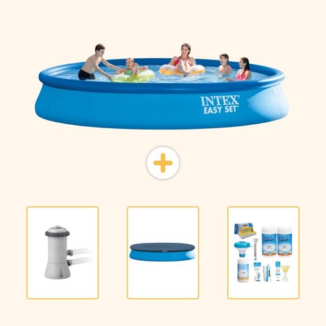 Intex Piscine Easy Set Ronde - 457x84 cm - 4-pièces  S22424 (1/5)