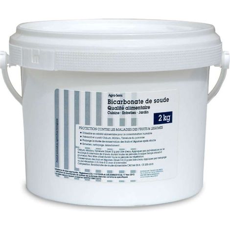 Bicarbonate de soude alimentaire - Agro Sens - Seau 2 kg (1/3)