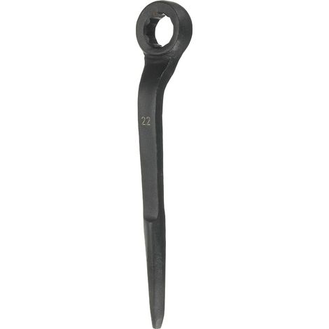 22mm Noir Clé À Choc À Douille Unilatérale À Queue Pointue (1/5)