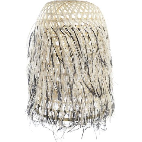 DKD Home Decor Bambou Lampe Marron Noir 34x34x50 cm (1/3)