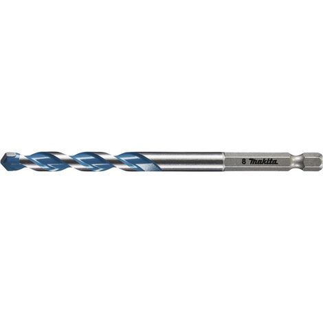 MAKITA-Bohrer für Multimaterial-TCT-Sechskantschaft 1/4'' 8x120 mm E-15045