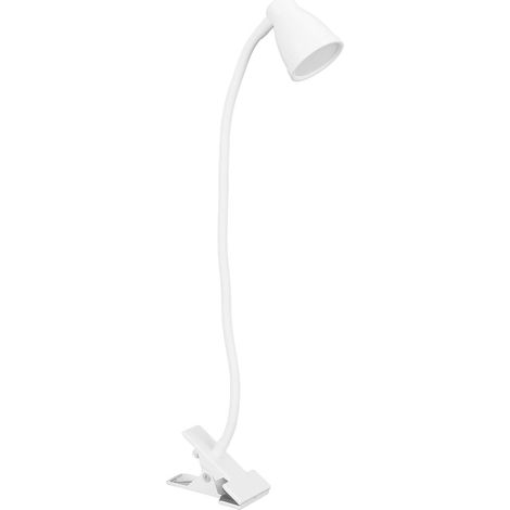 Lampe LED à intensité réglable avec prise USB pour lecture, pince (1/5)