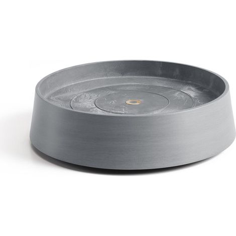 Ecopots Untersetzer Oslo 35 für Blumentöpfe - L 32,2 cm x B 32,2 cm x H 8,5 cm - Innen- und Außenbereich