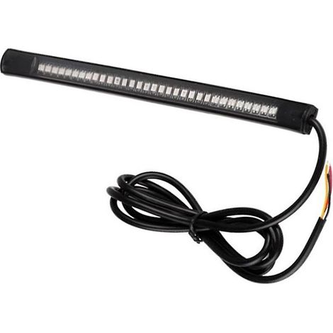 Bande lumineuse LED multifonctions pour moto, feu stop, feu arrière, clignotant, plaque d'immatriculation (1/4)