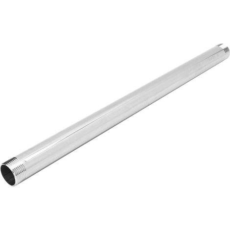 Edelstahl-Rohrnippel-Adapter mit Außengewinde, 50 cm, G1-Verlängerungsstange mit Außengewinde, 50 cm (1/5)