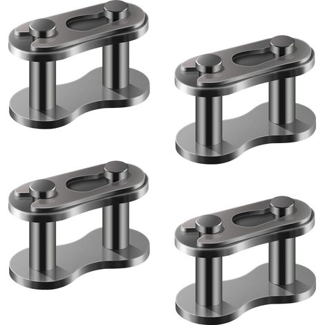 4pcs Connecteurs Moto Pocket Bike Chaine en Argent Pocket Bike 428 (1/5)