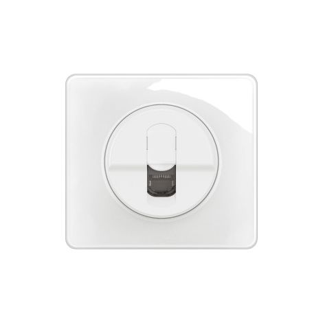 Legrand - Cu00e9liane 2024 - Prise RJ45 simple Cat.6A STP complu00e8te blanche - 1 poste - Ru00e9f : 080251 + CM0346 + CB0346 + CP0001 (1/5)