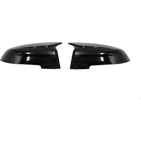 Spiegelkappen in Carbonfaser-Optik, schwarz, passend für BMW 5er, 6er, 7er, 5GT, F10, F11, F07, F06, F12, F13, F01, F02, Alpina B5 – Schwarz (1/5)
