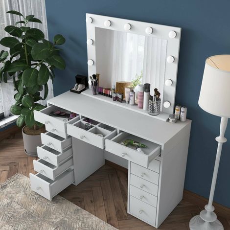 Consolle Vicoli, un Ripiano, Materiale Struttura in Legno Nobilitato, 44.5x120x81.6h cm Bianco (1/5)