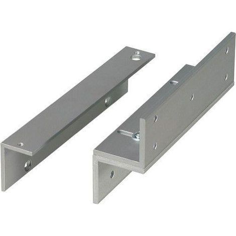 Équerre de fixation en Z pour ventouse électromagnétique étanche en applique - 350 kg